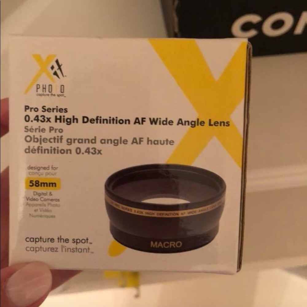 Camera lens for the Canon